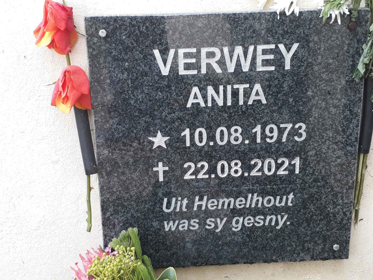VERWEY Anita 1973-2021