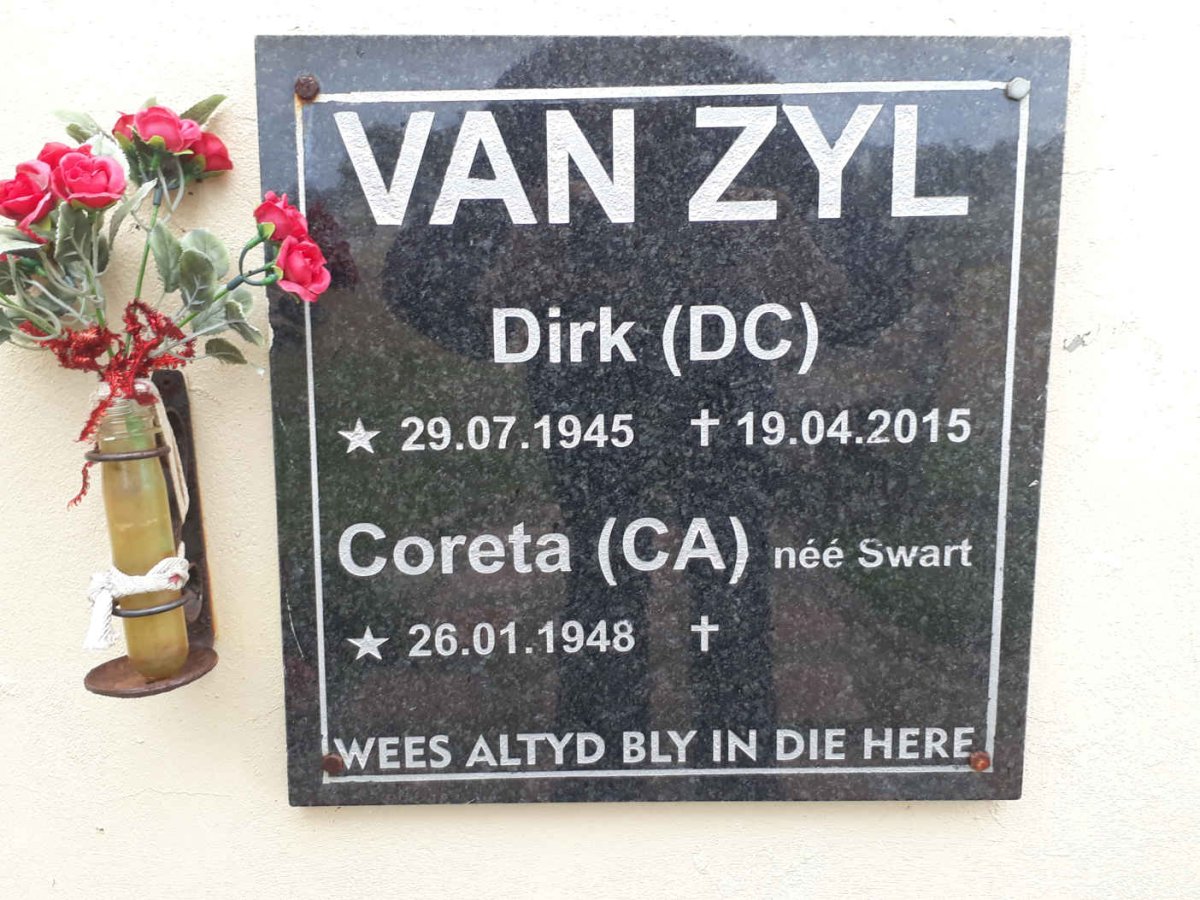 ZYL D.C., van 1945-2015 &amp; C.A. SWART 1948-
