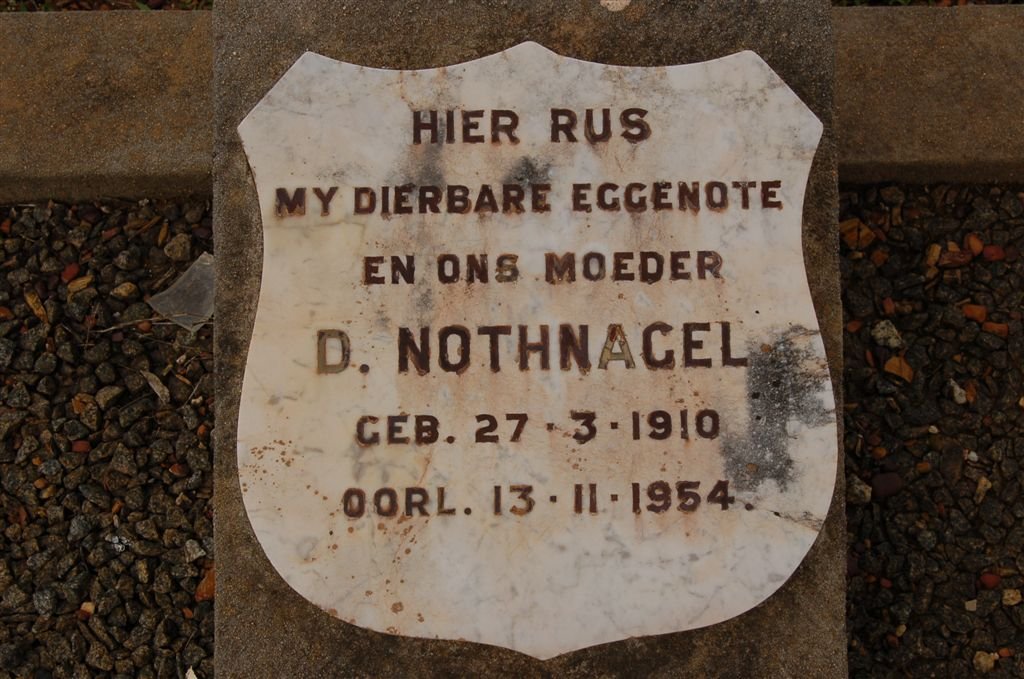 NOTHNAGEL D. 1910-1954