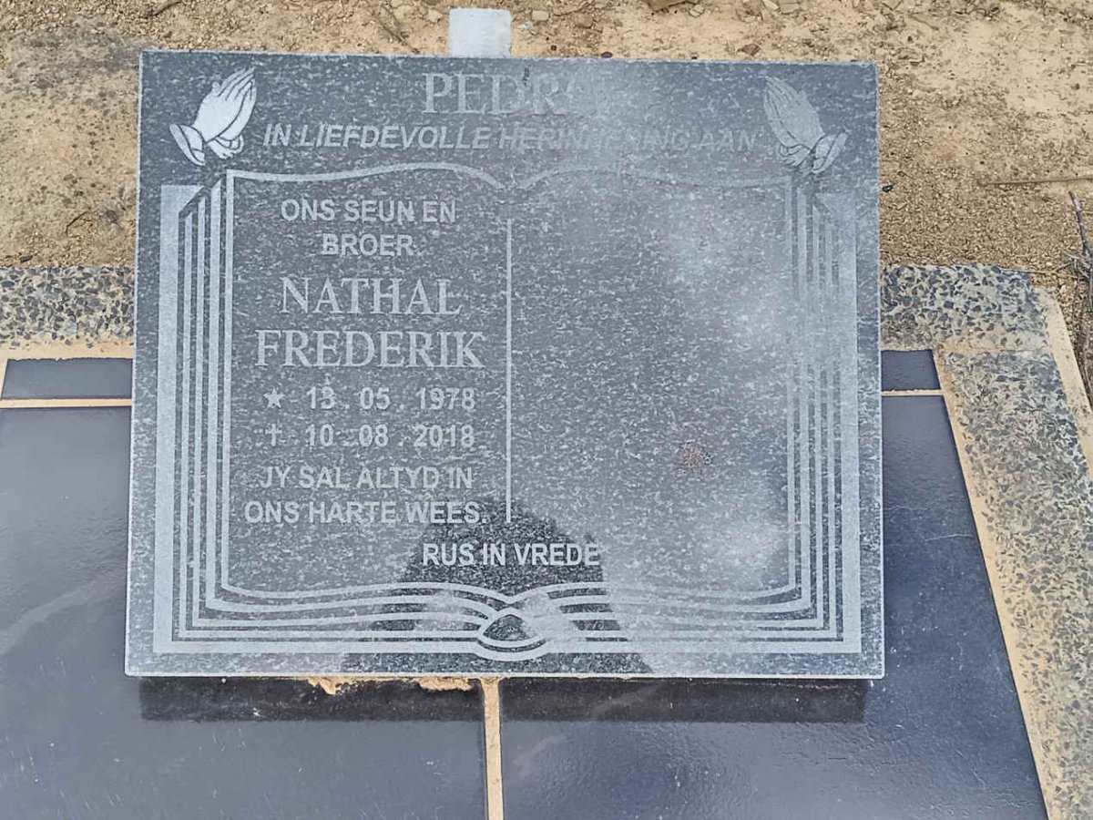 PEDRO Nathal Frederik 1978-2018