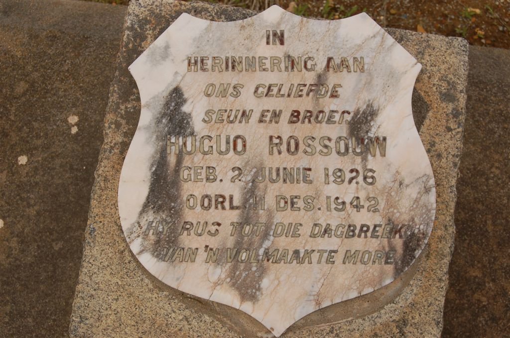 ROSSOUW Huguo 1926-1942