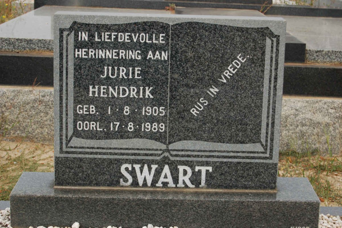 SWART Jurie Hendrik 1905-1989