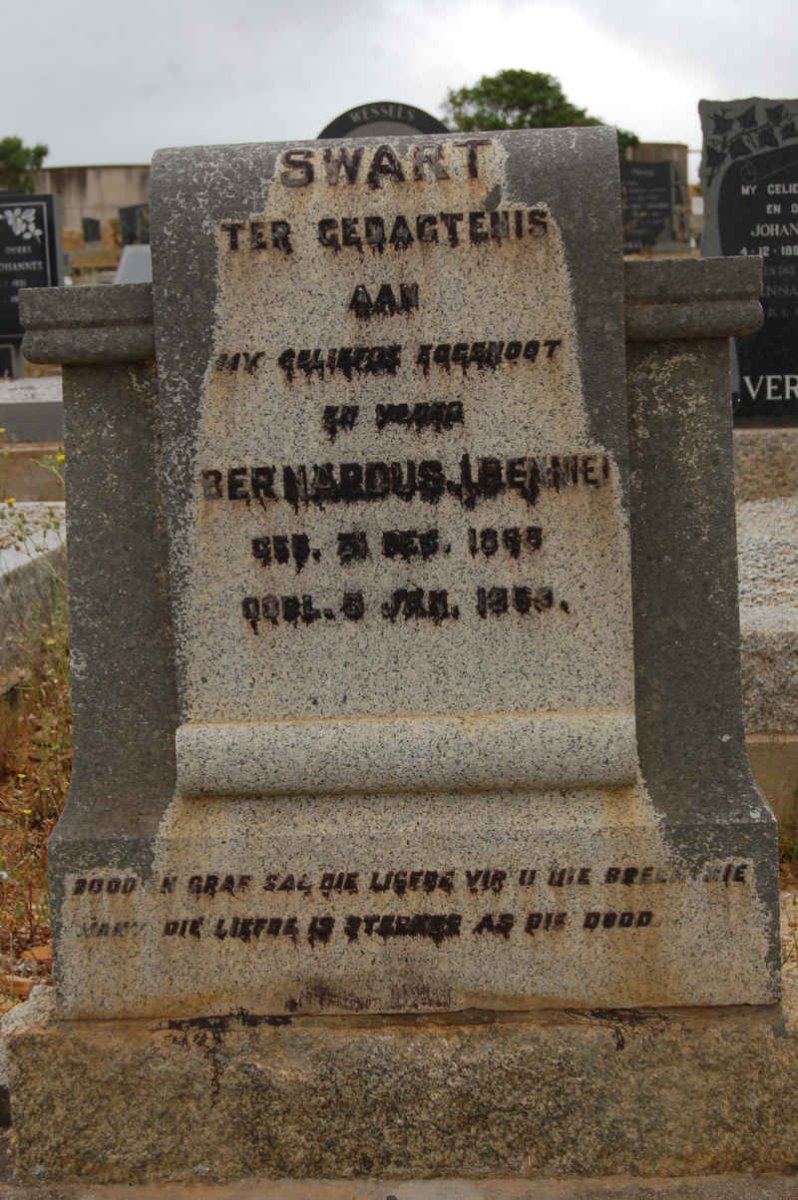 SWART Bernardus 1888-1953