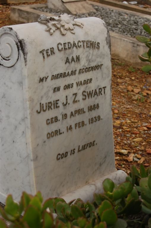 SWART Jurie J.Z. 1888-1939