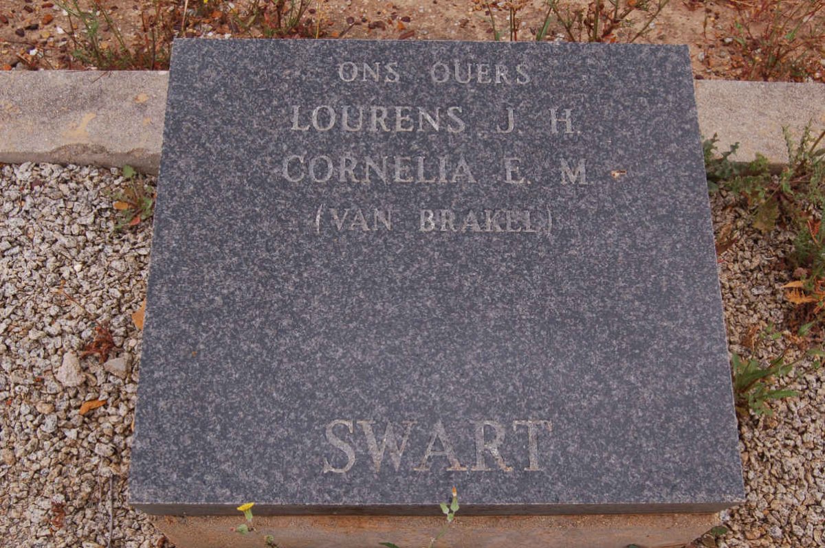 SWART Lourens J.H. &amp; Cornelia E.M. VAN BRAKEL