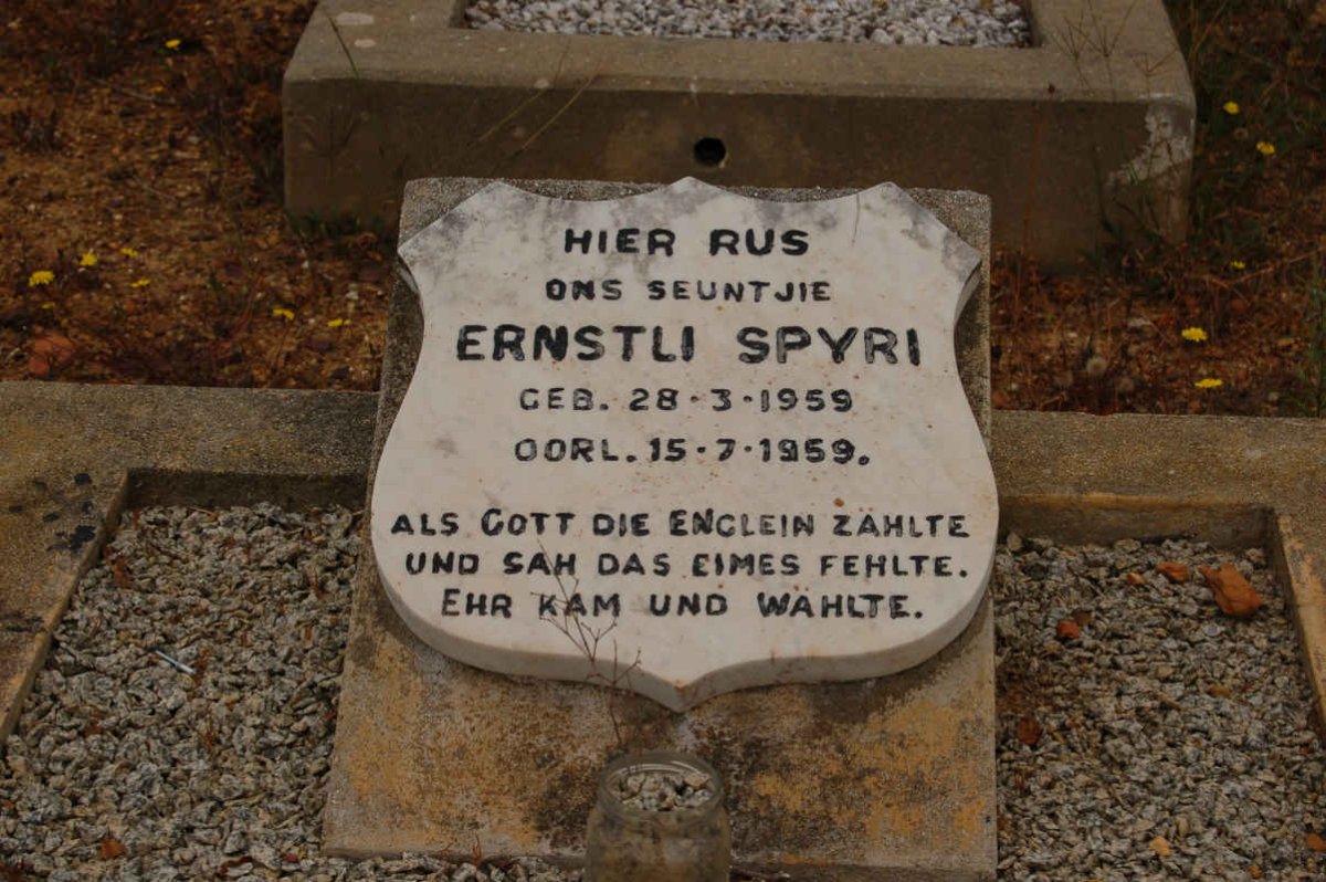 SPYRI Ernstli 1959-1959