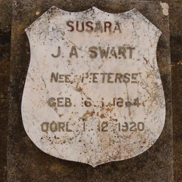 SWART J.A. nee PIETERSE 1864-1920