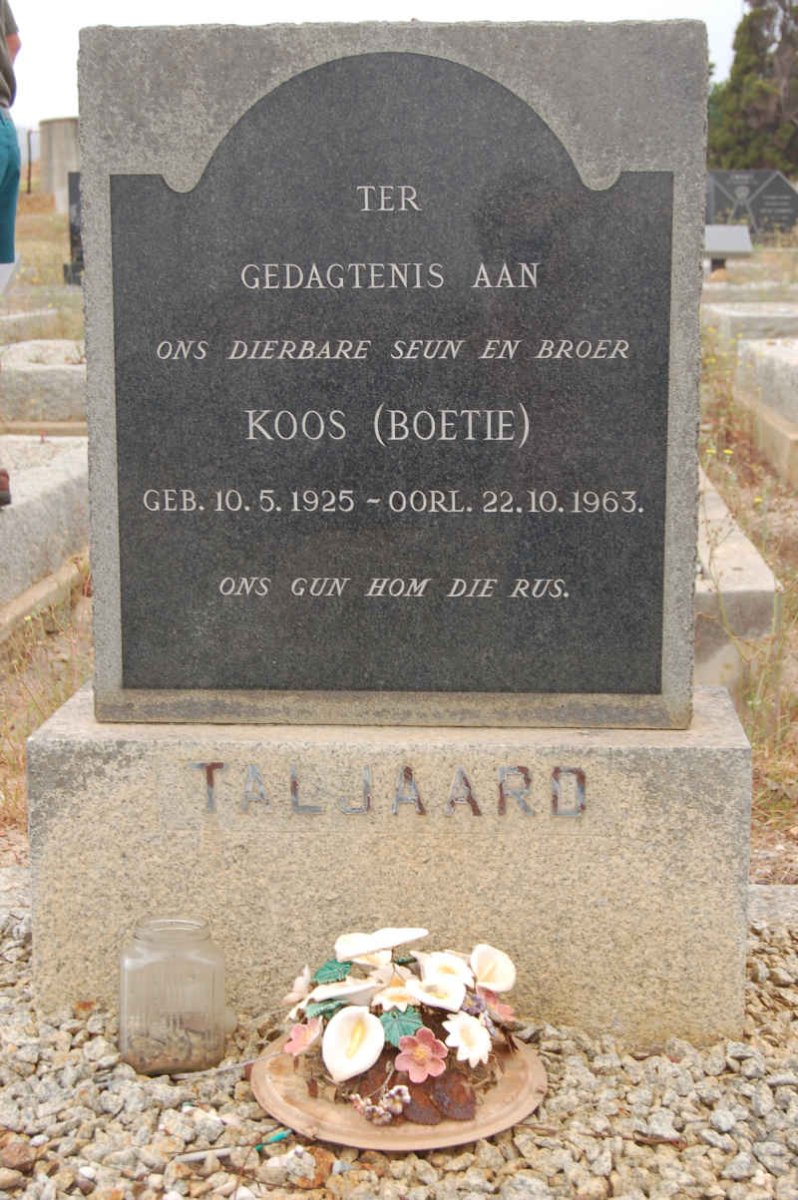 TALJAARD Koos 1925-1963