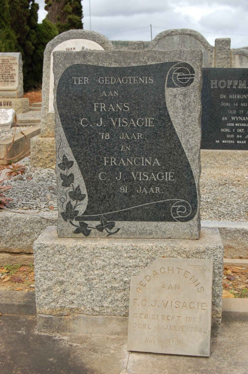 VISAGIE Frans C.J. &amp; Francina C.J.