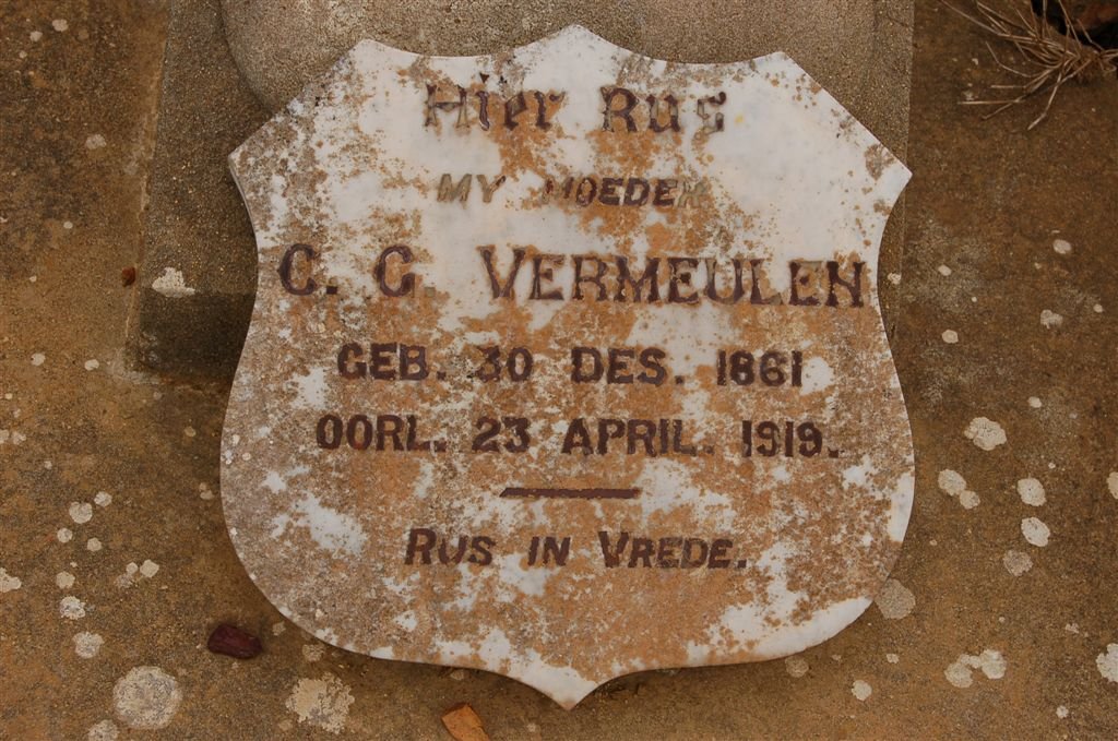 VERMEULEN C.G. 1861-1919