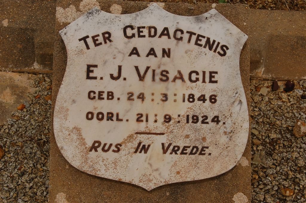 VISAGIE E.J. 1846-1924