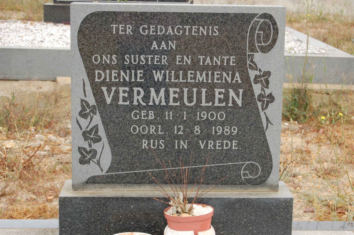 VERMEULEN Dienie Willemiena 1900-1989