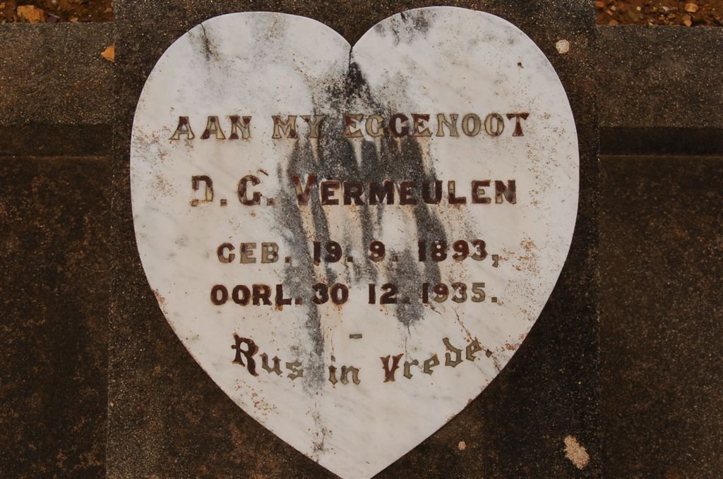 VERMEULEN D.G. 1893-1935