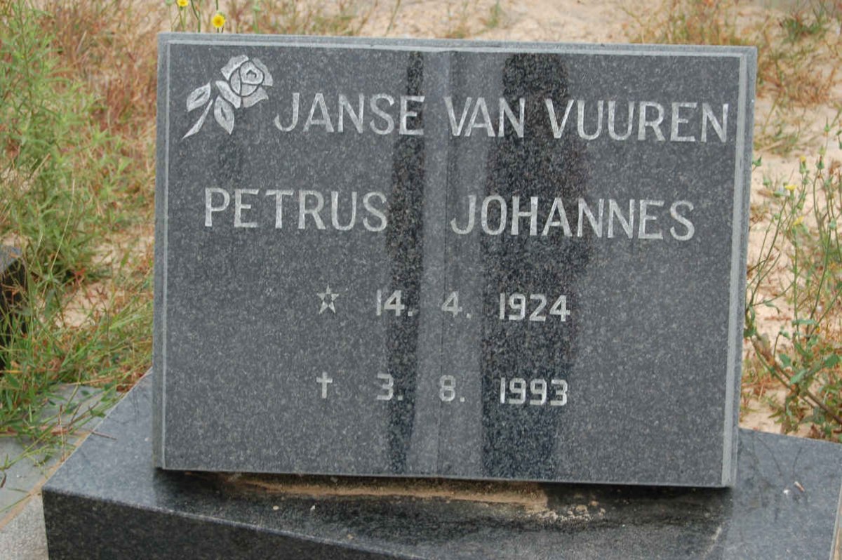 VUUREN Petrus Johannes, Janse van 1924-1993