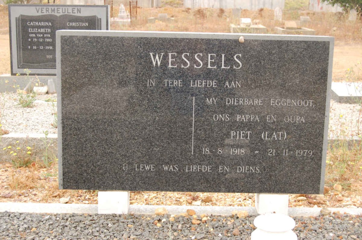WESSELS Piet 1918-1979