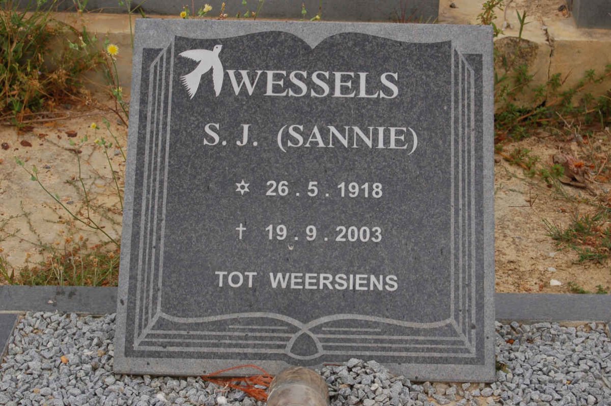 WESSELS S.J. 1918-2003