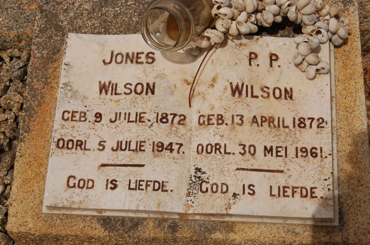 WILSON Jones 1872-1947 &amp; P.P 1872-1961