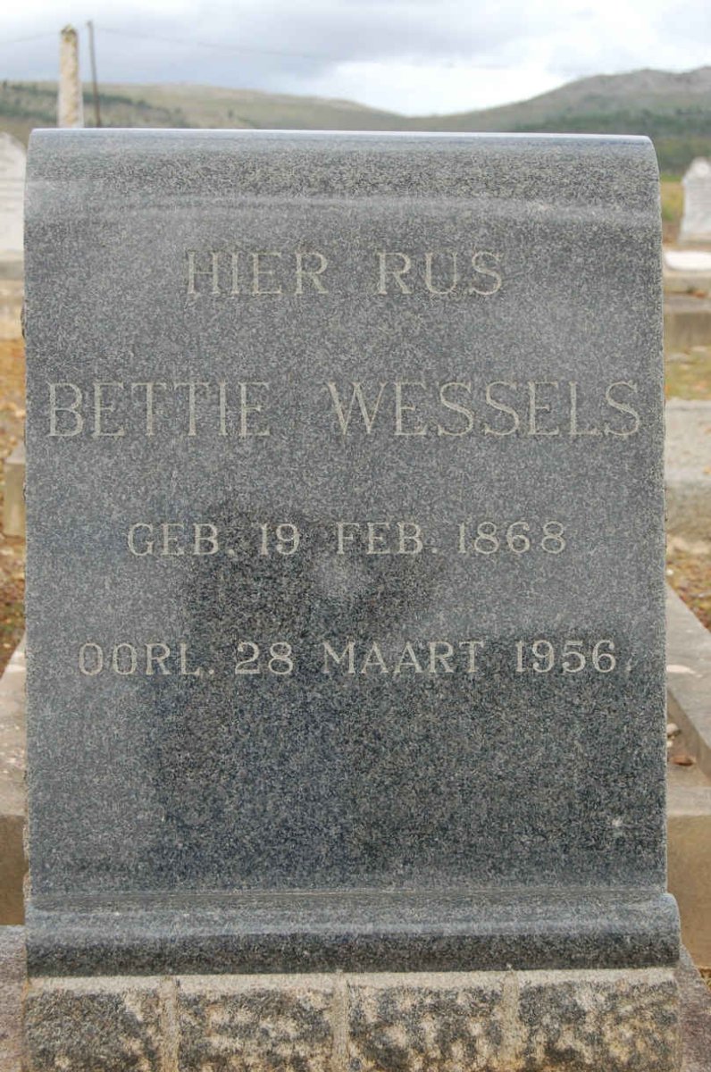 WESSELS Bettie 1868-1956