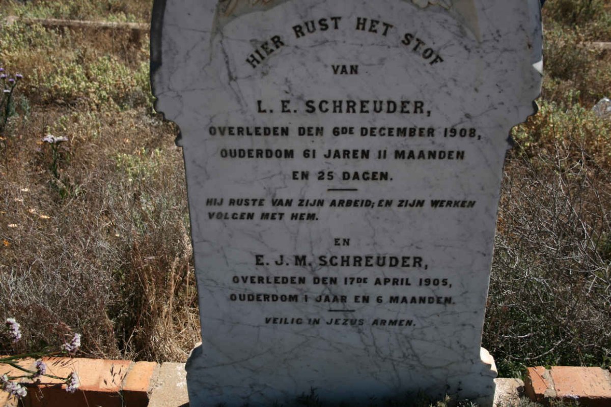 SCHREUDER L.E. -1908 :: SCHREUDER E.J.M. -1905