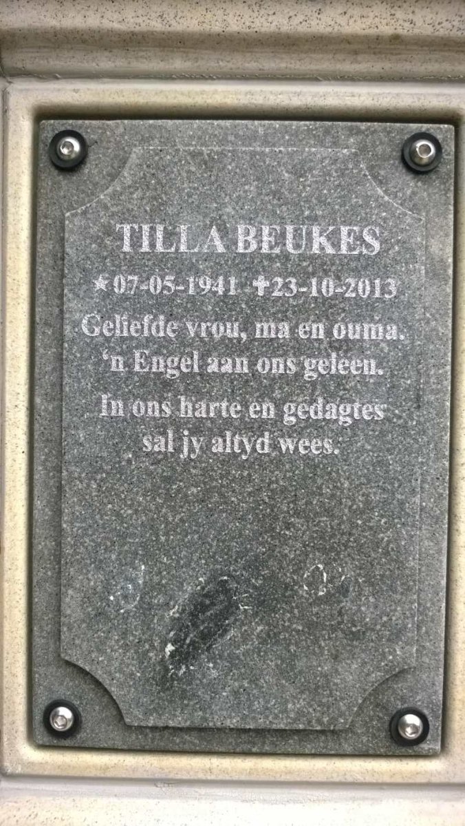 BEUKES Tilla 1941-2013