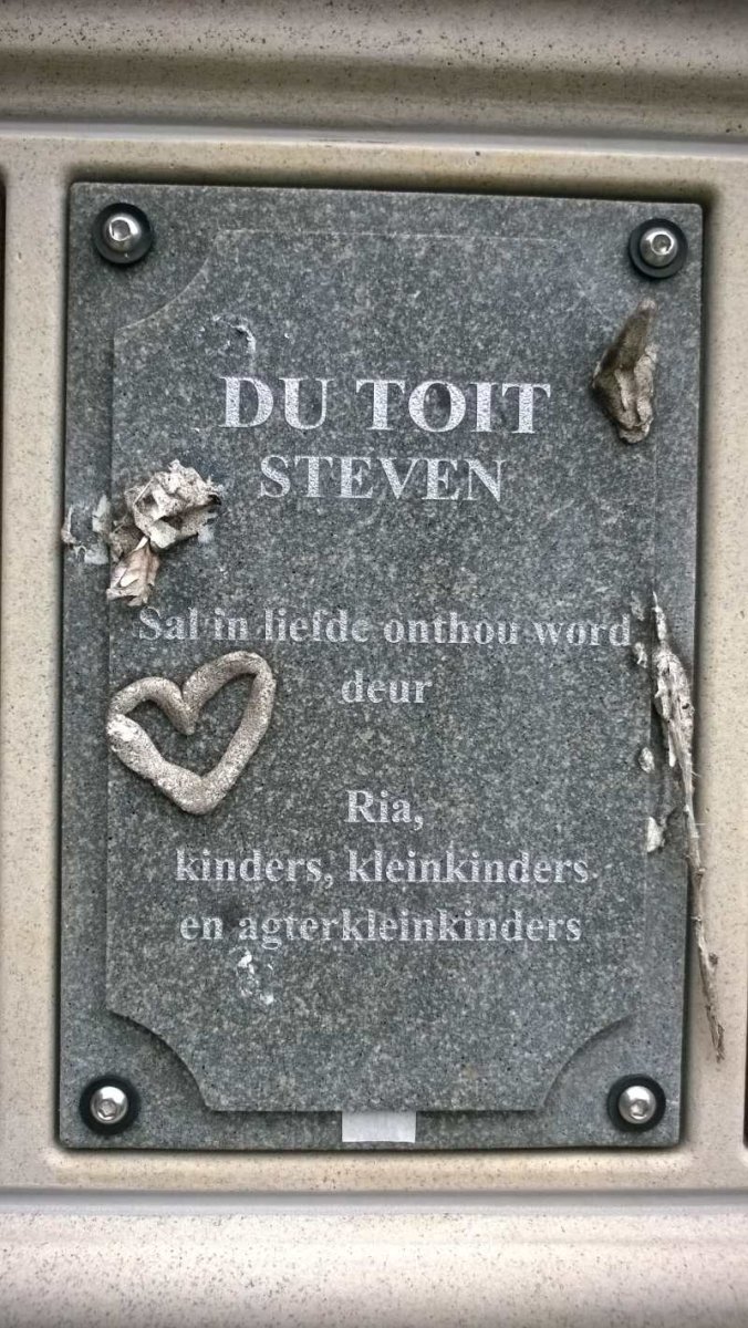 TOIT Steven, du