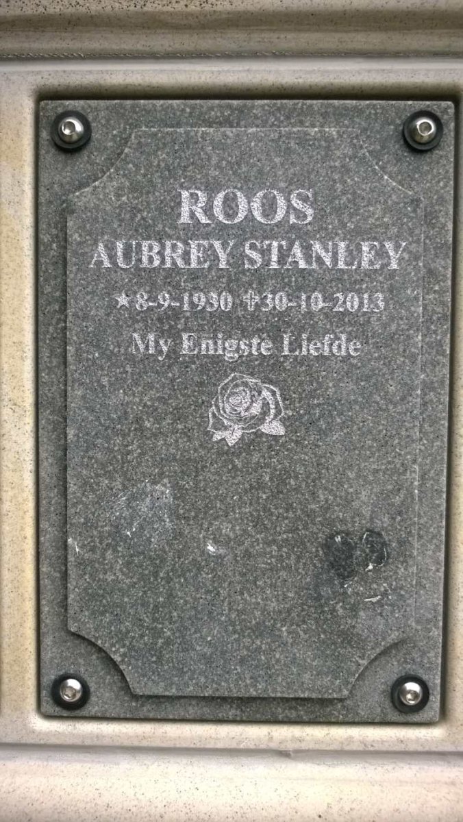 ROOS Aubrey Stanley 1930-2013