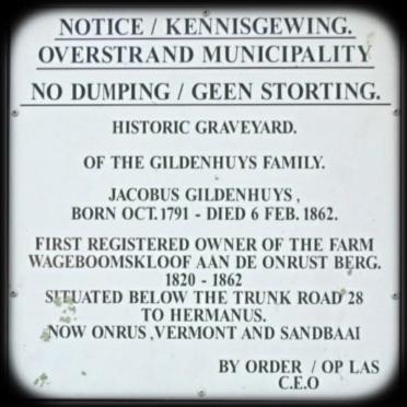 6. Notice: Overstrand Municipality 
