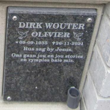 OLIVIER Dirk Wouter 1935-2021