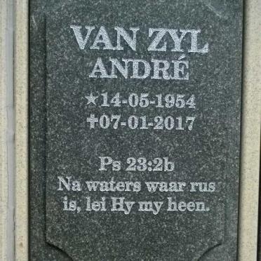 ZYL André, van 1954-2017