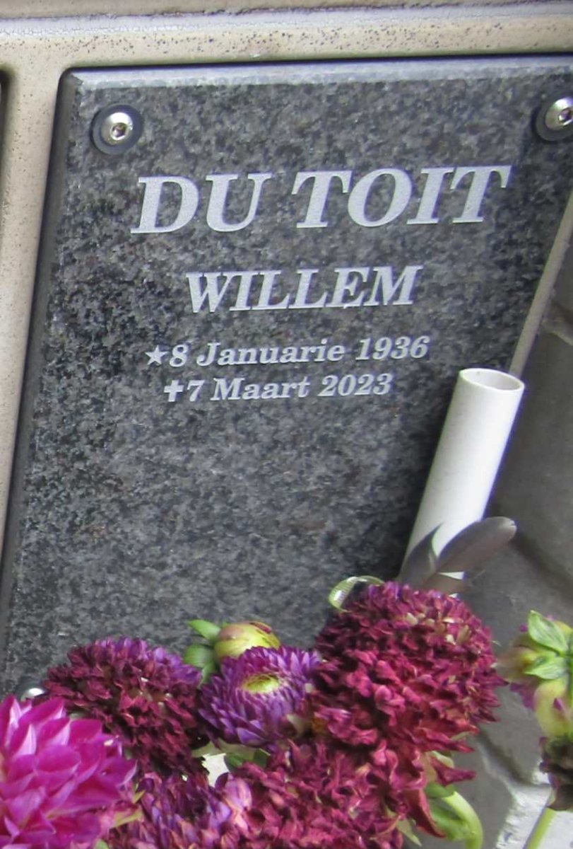 TOIT Willem, du 1936-2023