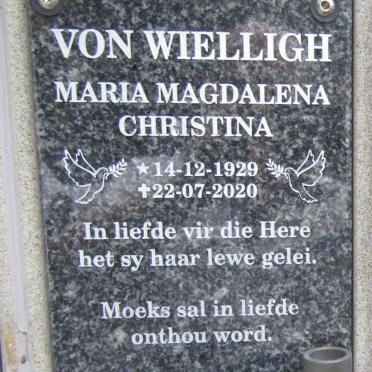 WIELLIGH Maria Magdalena Christina, von 1929-2020