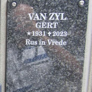 ZYL Gert, van 1931-2023