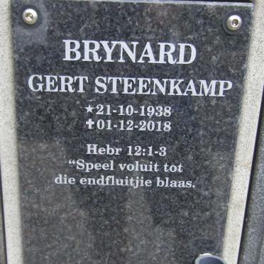 BRYNARD Gert Steenkamp 1938-2018