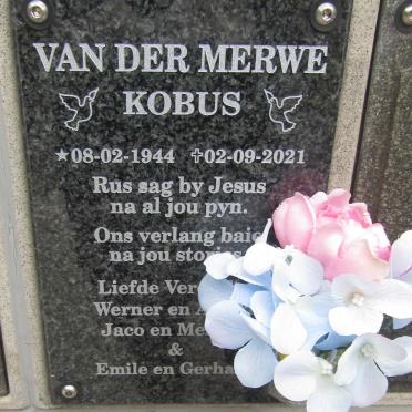 MERWE Kobus, van der 1944-2021