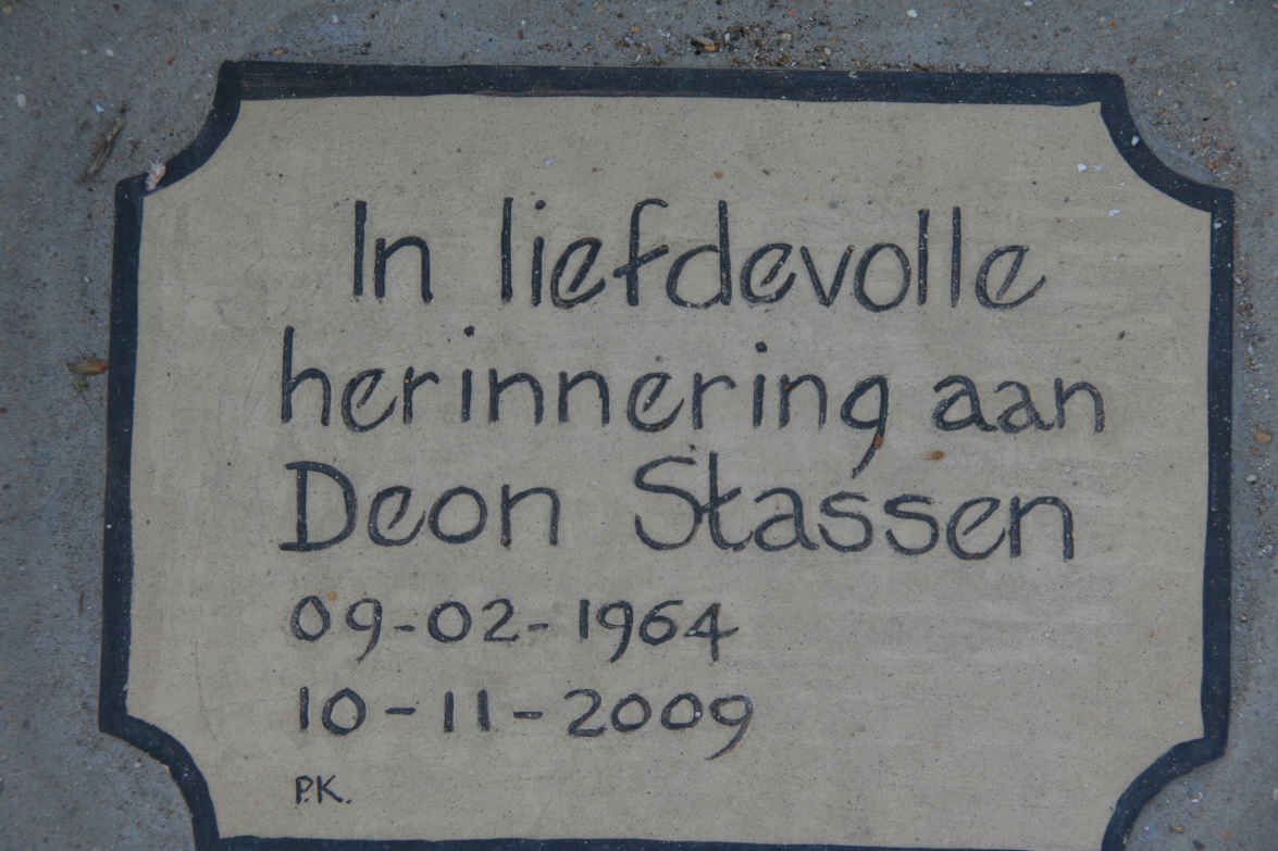 STASSEN Deon 1964-2009