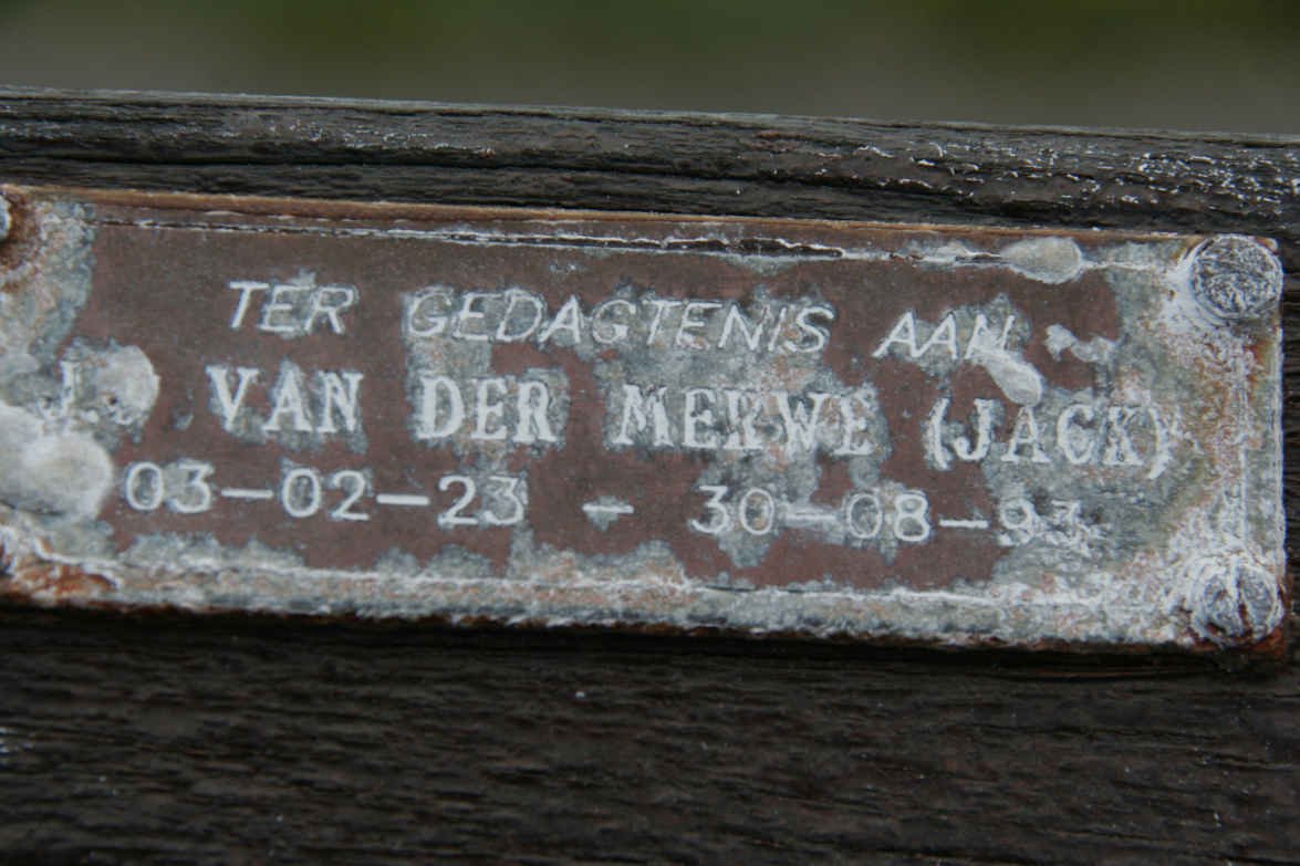 MERWE Jack, van der 1923-1993