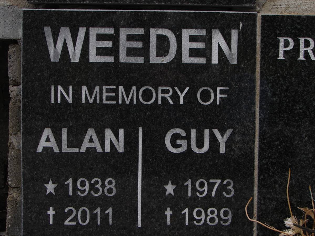 WEEDEN Alan 1938-2011 :: WEEDEN Guy 1973-1989