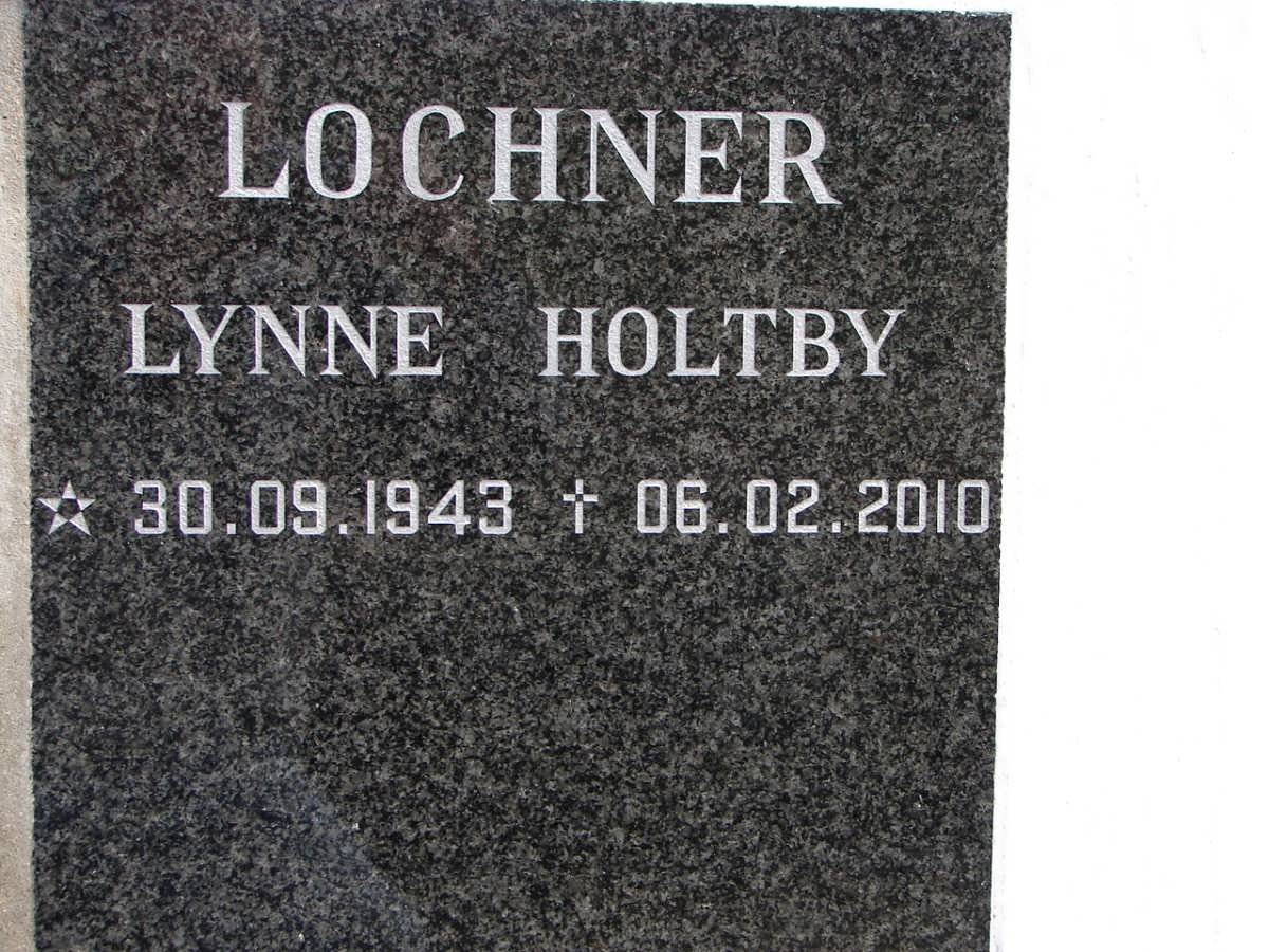 LOCHNER Lynne Holtby 1943-2010