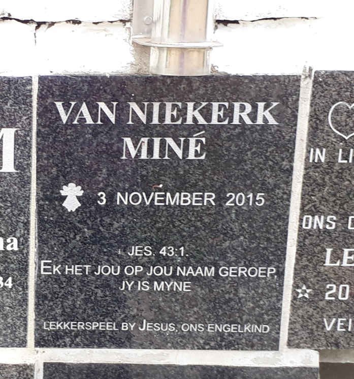 NIEKERK Miné, van -2015