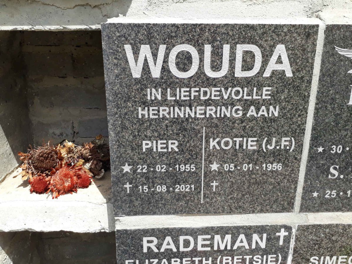 WOUDA Pier 1955-2021 &amp; J.F. 1956-