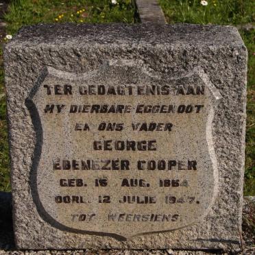 COOPER George Ebenezer 1864-1947