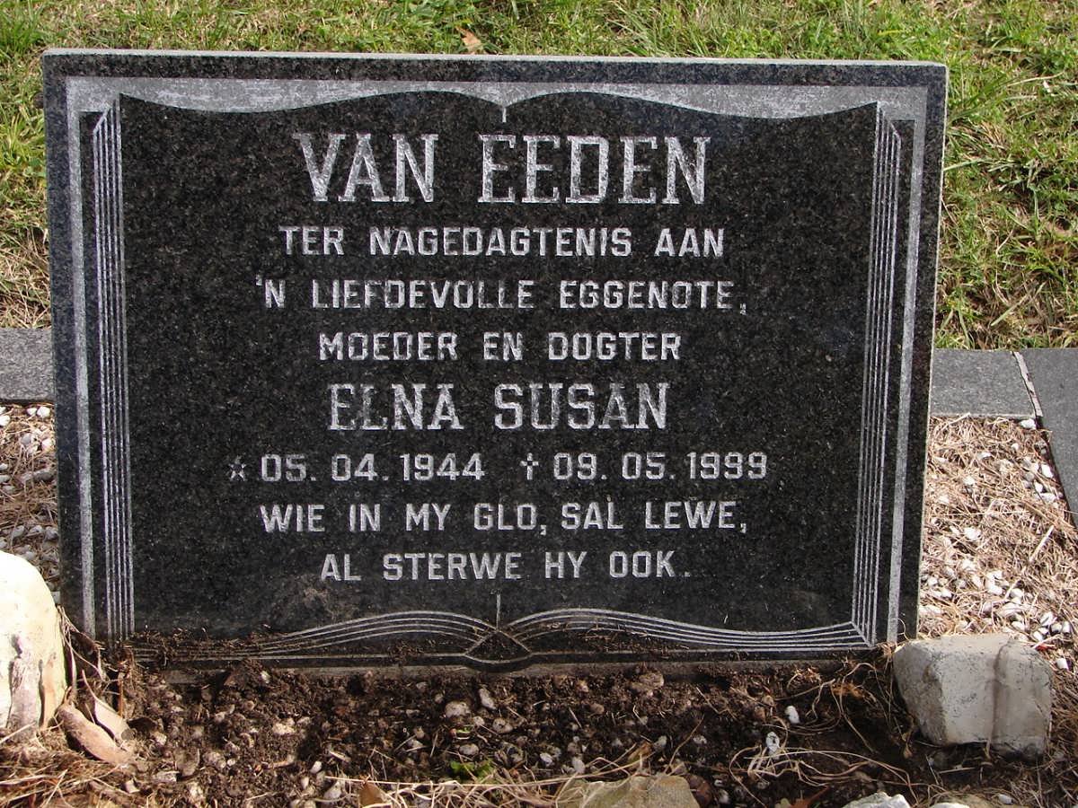 EEDEN Elna Susan, van 1944-1999