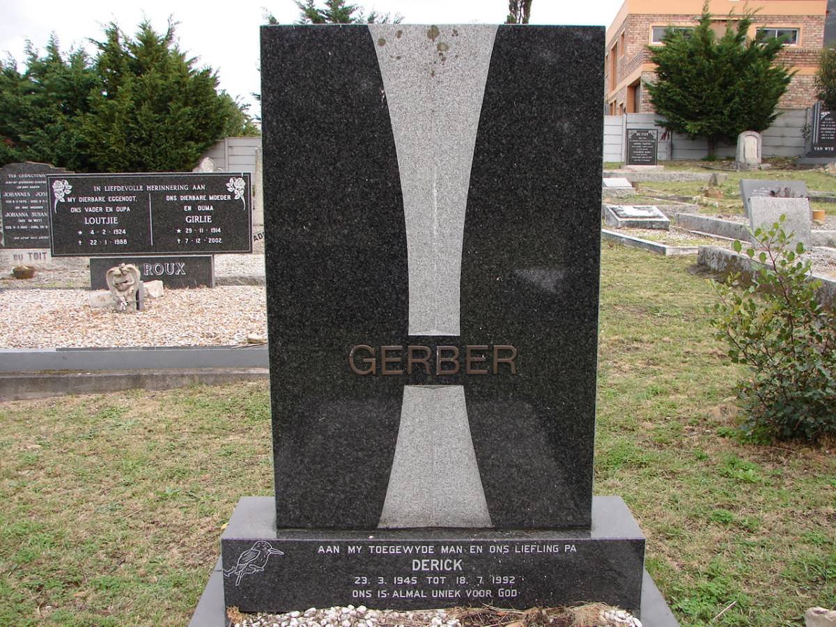GERBER Derick 1945-1992