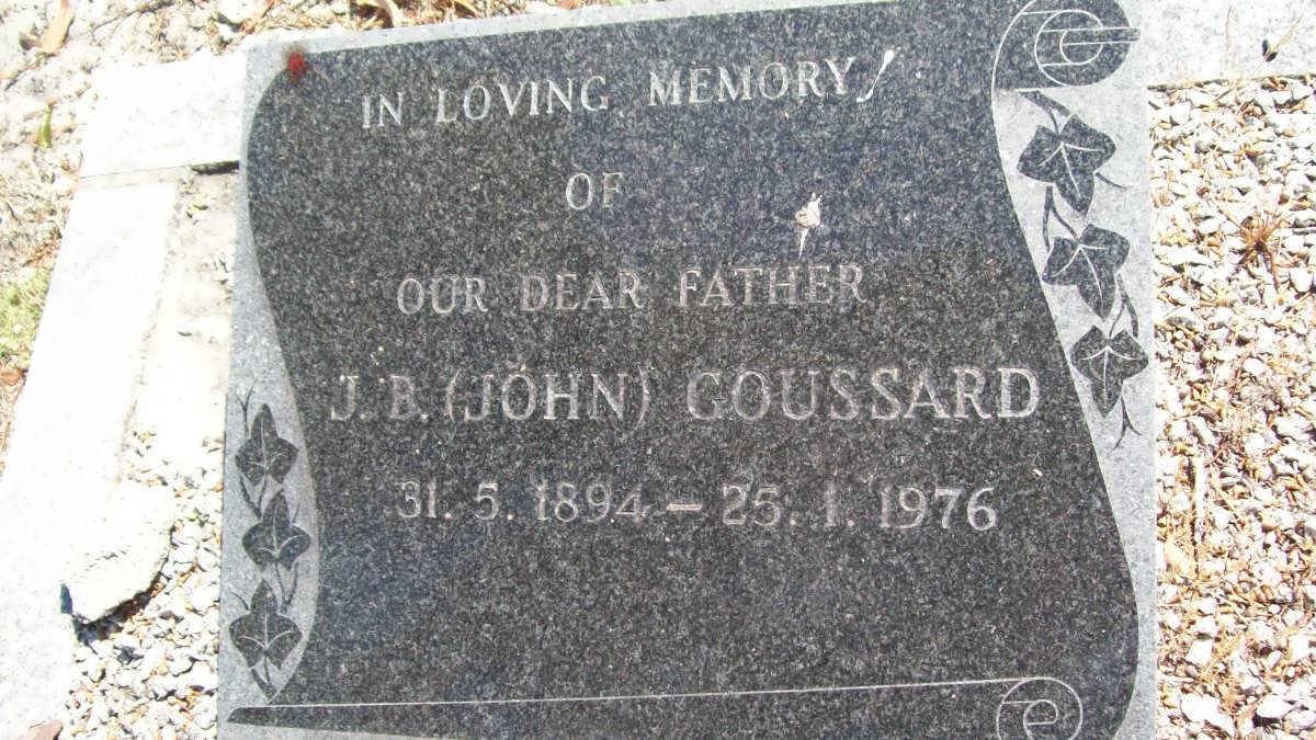 GOUSSARD J.B. 1894-1976