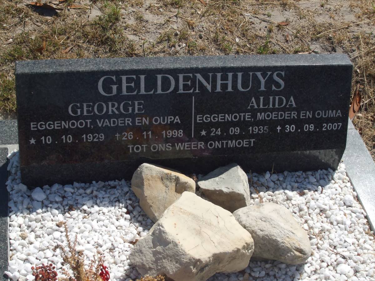 GELDENHUYS George 1929-1998 &amp; Alida 1935-2007