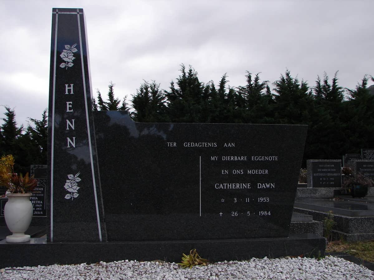 HENN Catherine Dawn 1953-1984