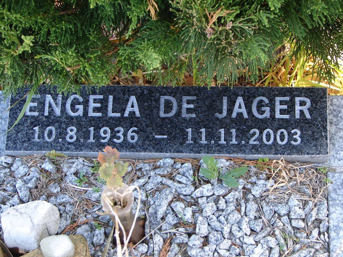 JAGER Engela, de 1936-2003