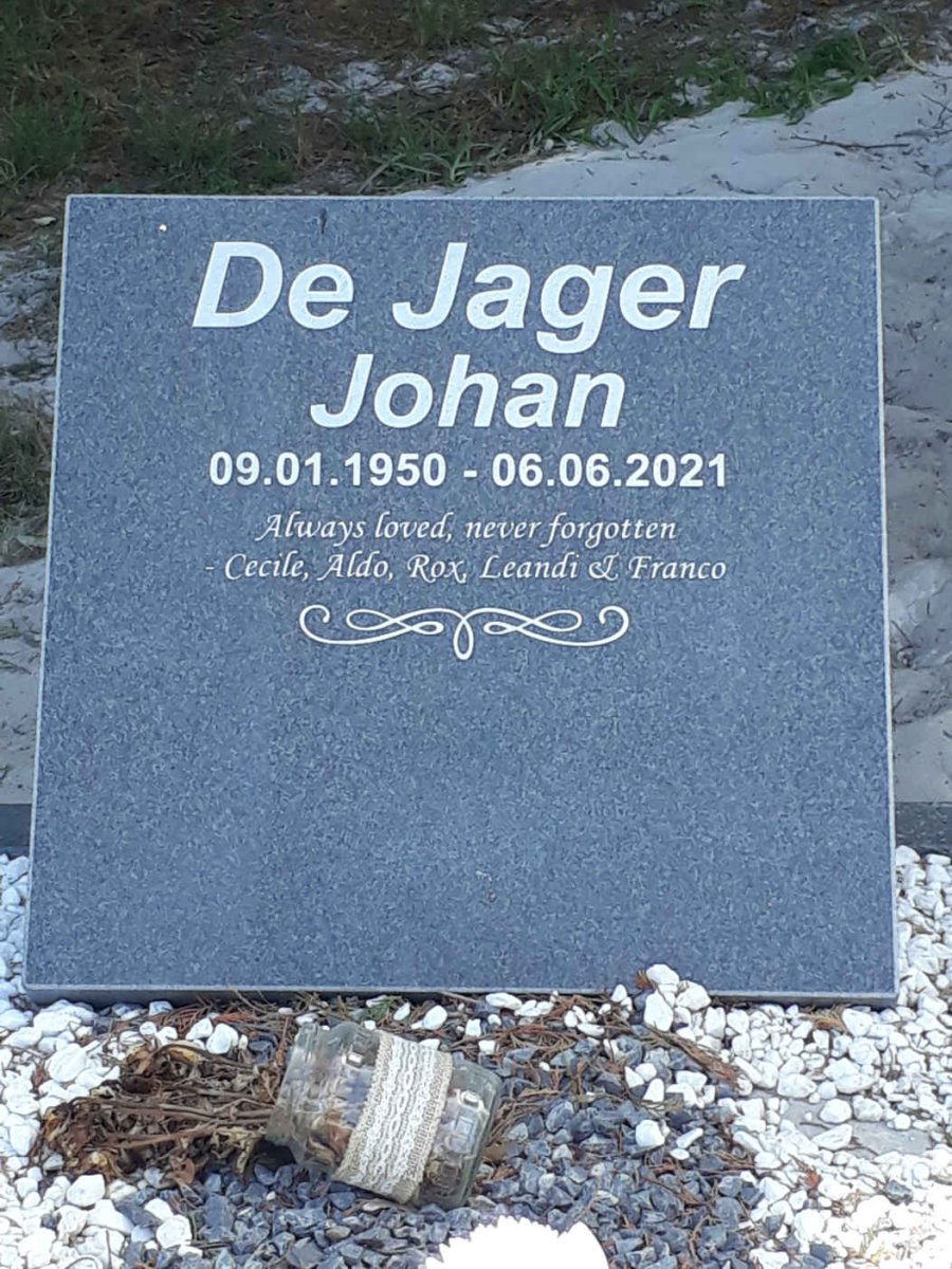 JAGER Johan, de 1950-2021