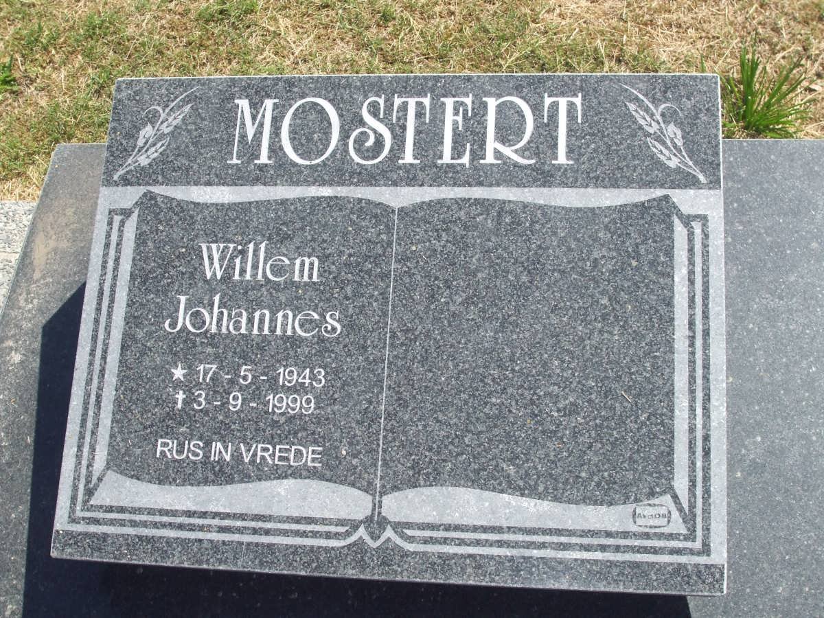 MOSTERT Willem Johannes 1943-1999