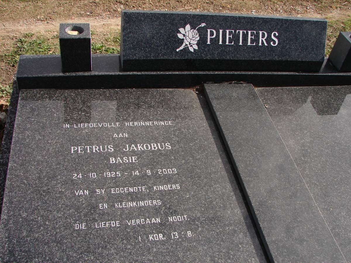 PIETERS Petrus Jakobus 1925-2003